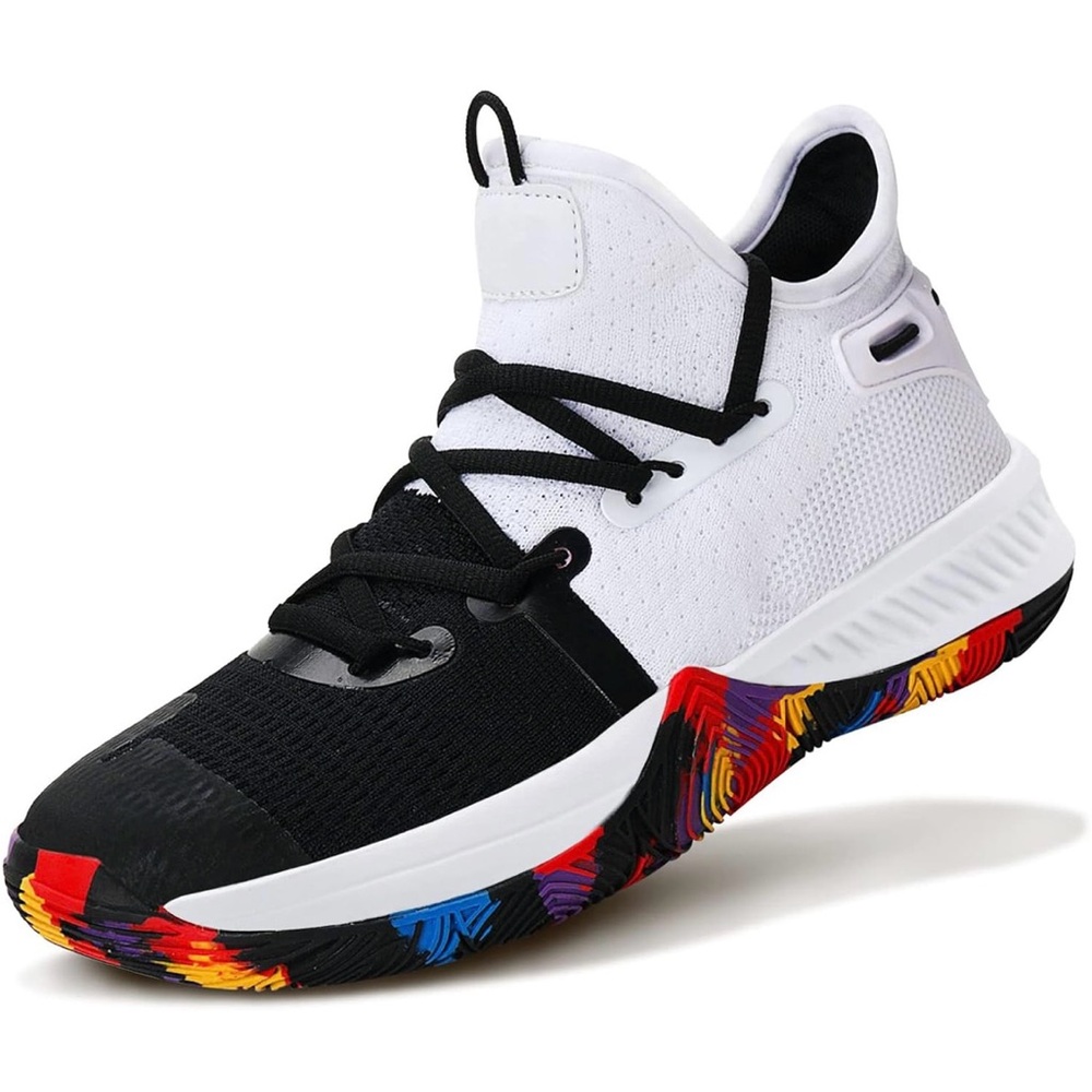 Ashion Kids' Multicolor Basketball Sneakers